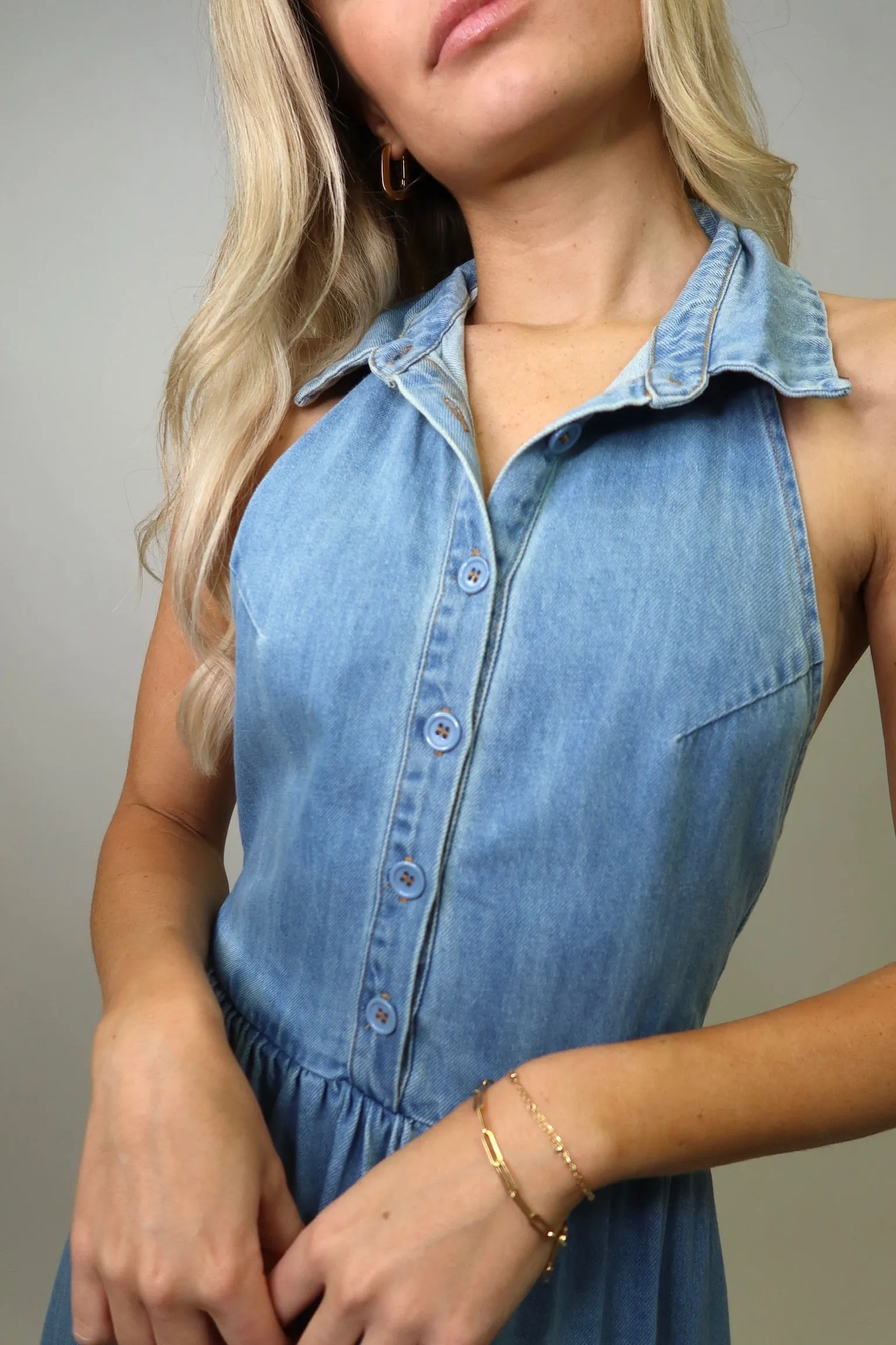 ASHTON HALTER DRESS