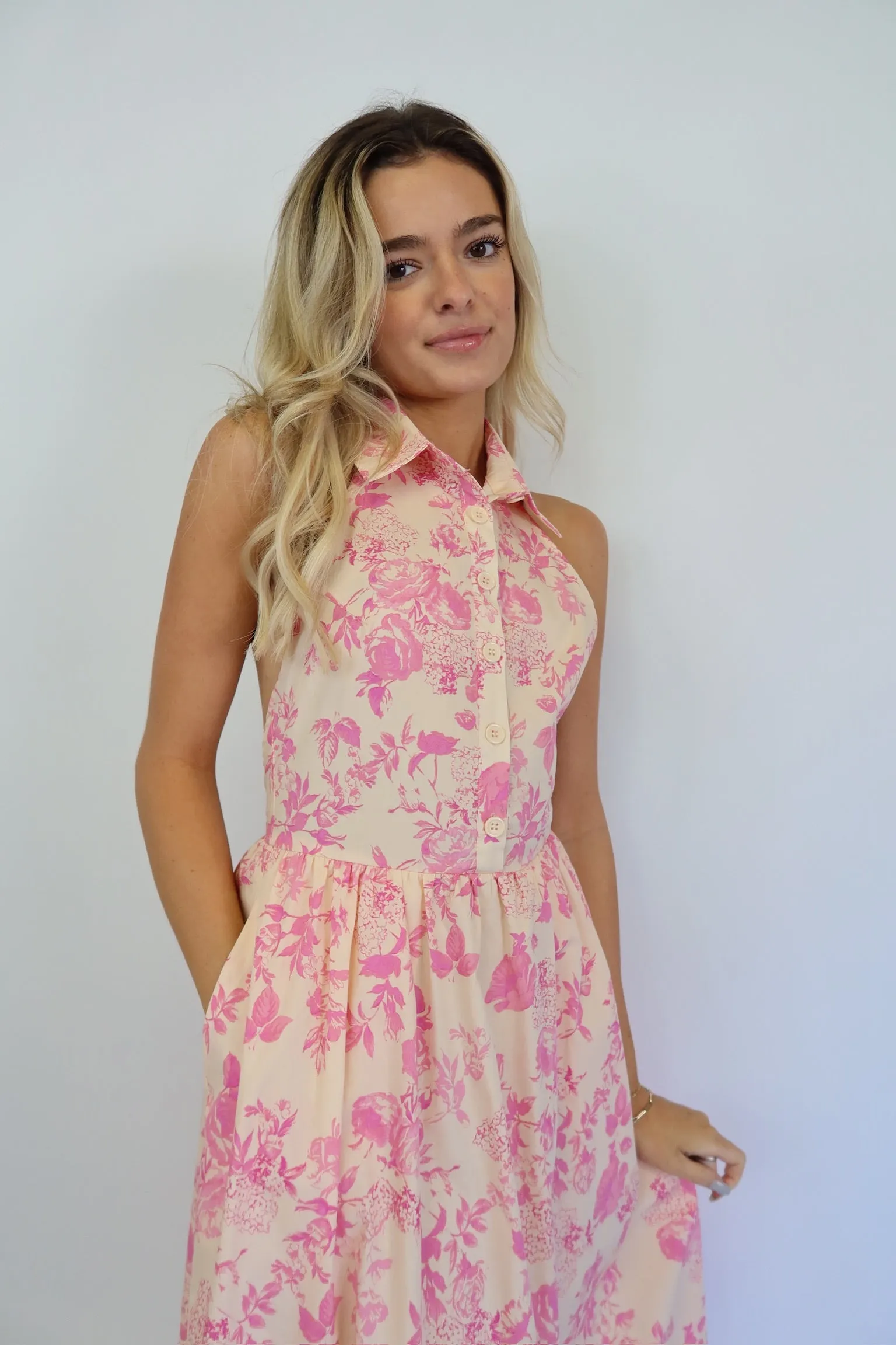 CAMILA HALTER DRESS