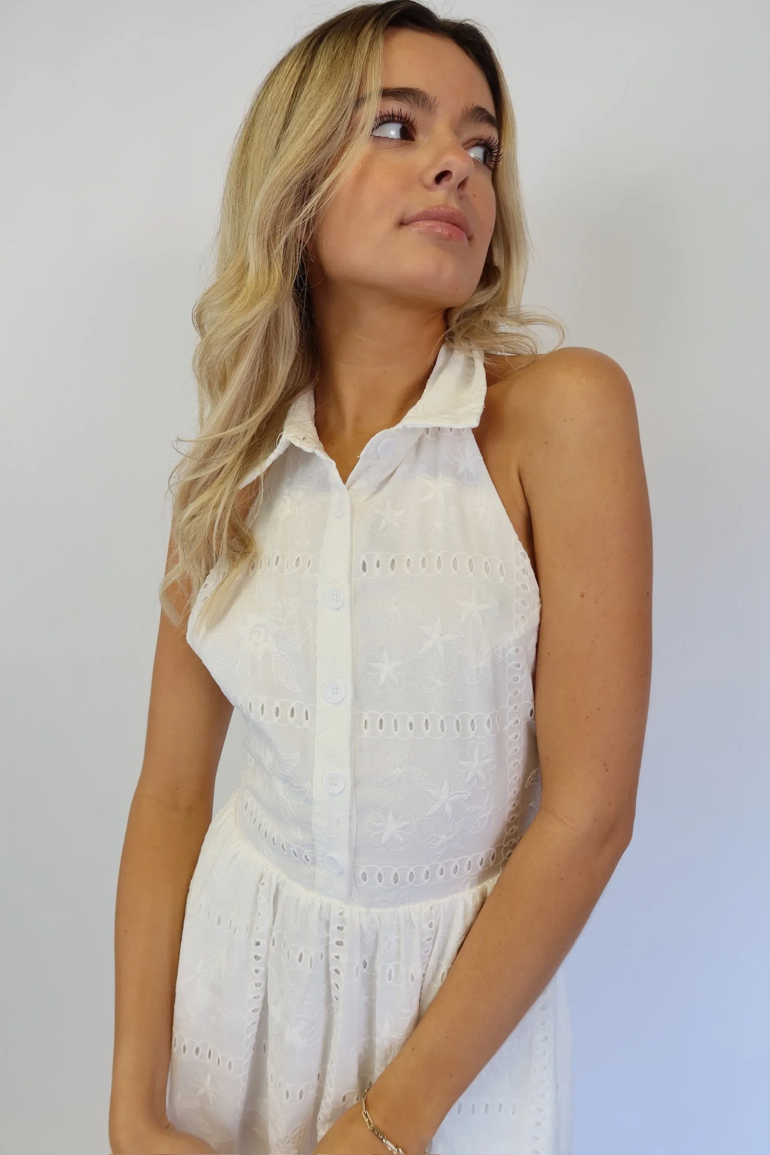 AMELIA HALTER DRESS